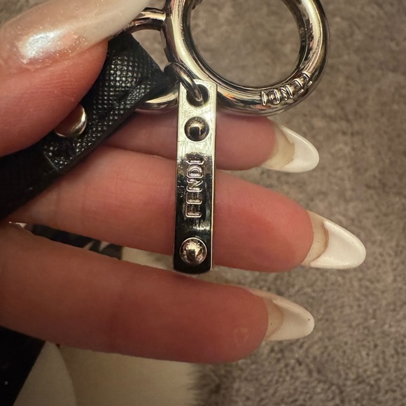 Fendi fur karlito keychain NEW wo tags - Picture 2 of 3